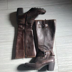 Brown Leather Born Boots